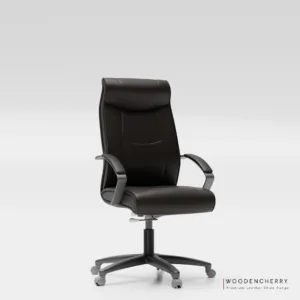 Leatherite office Chairs Black