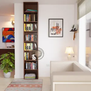 Booshelf (Tall Cabinet with Exotic Teak Finish)