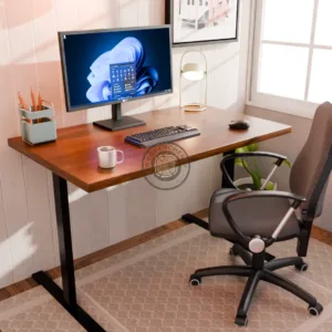 Minimalist Wooden Desk Work Table with Stand (Sheesham Wood)