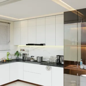 L- shape Modular Kitchen