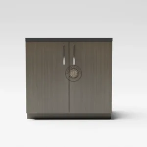 Double Door Cabinets with two shelf (Veneer Texture)